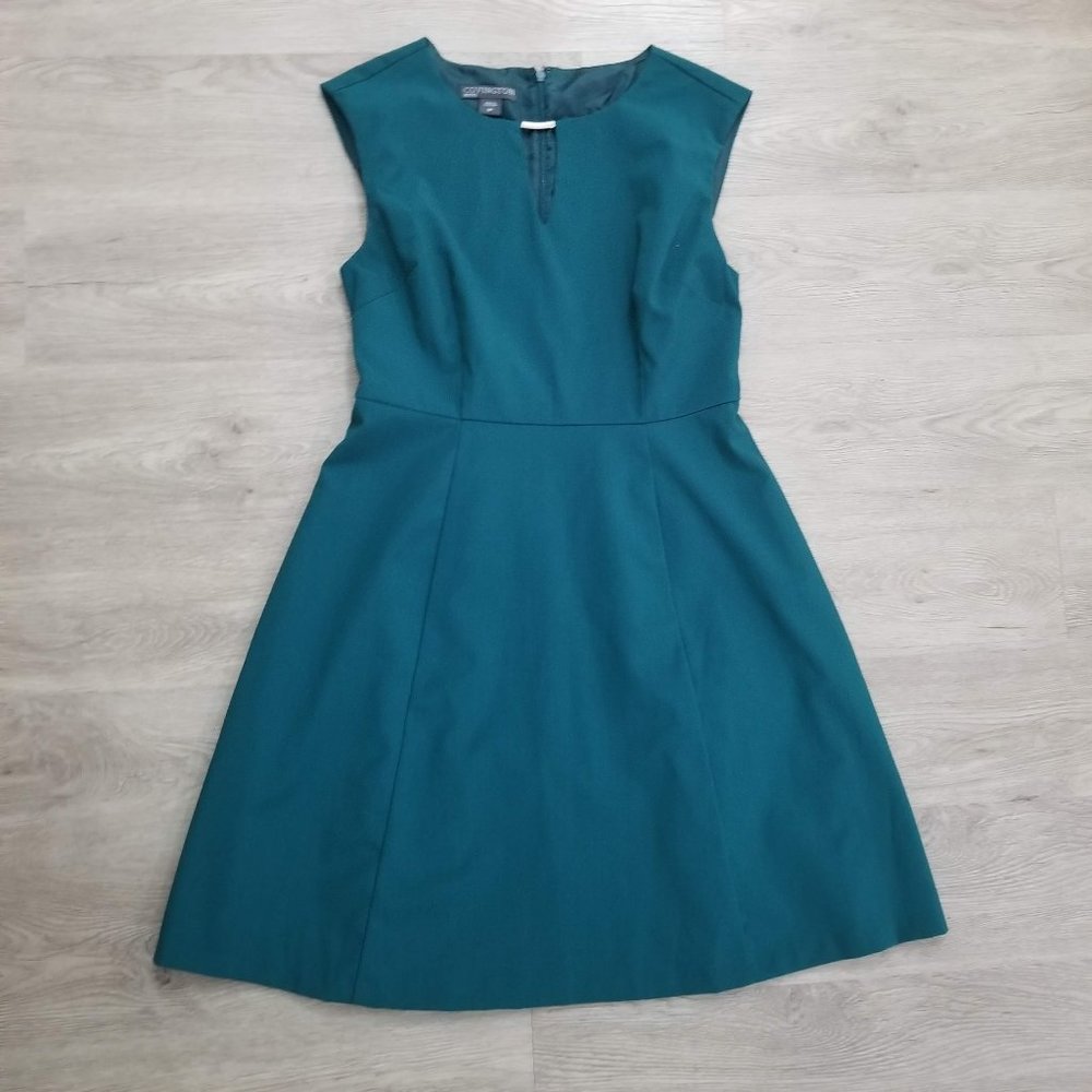 Covington dark green dress